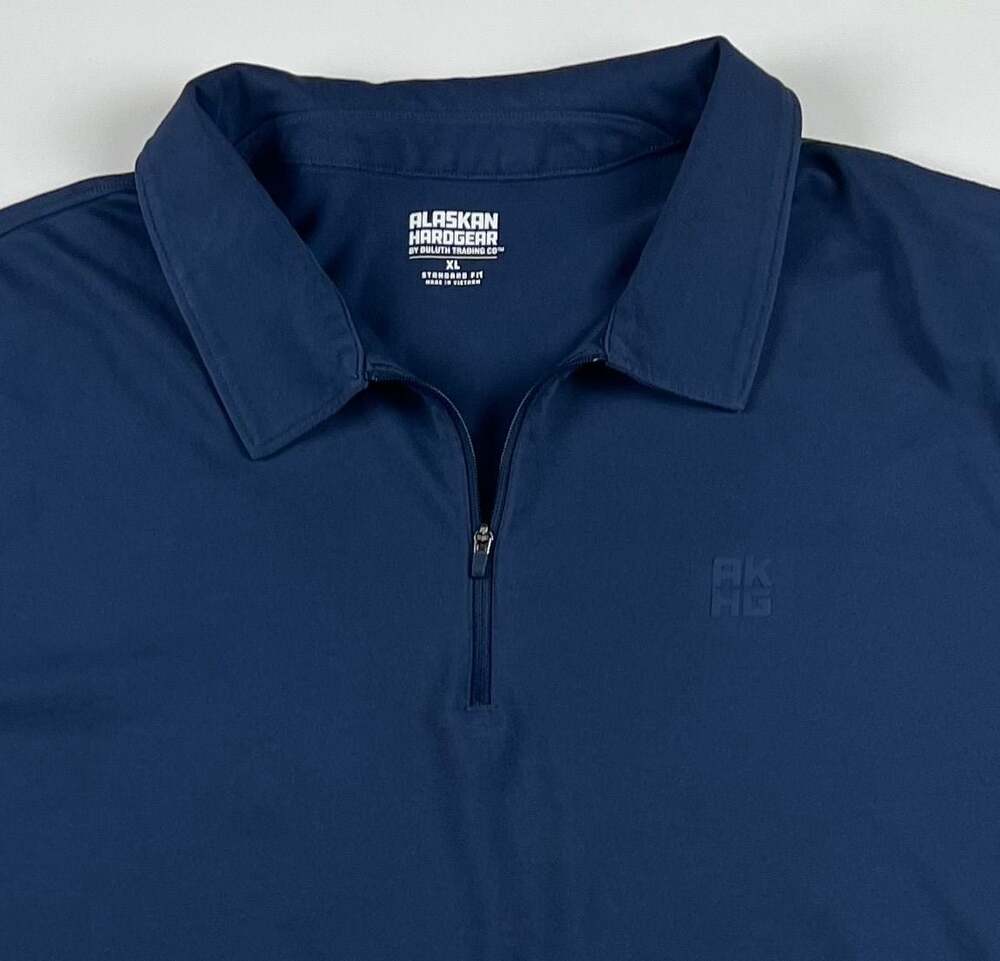 Alaskan Hardgear by Duluth Trading Co. Men's Quarter-Zip Polo Size XL